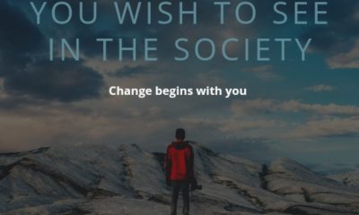 Be The Change You Wish To See In The Society