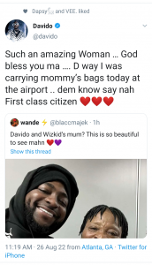 Davido meet Wizkid mother