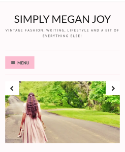 Megan Joy Beauty Fashion Blogger