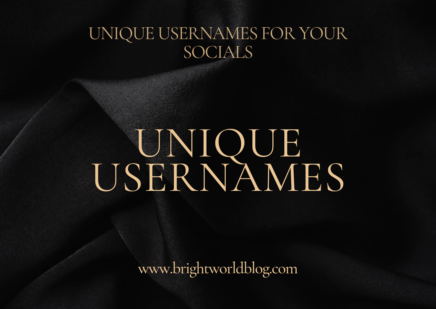 Unique Usernames